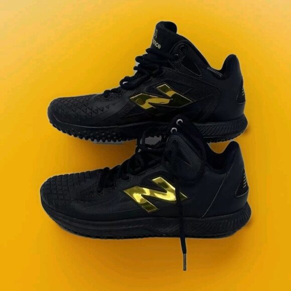 New Balance FuelCell Ohtani 1 Trainer Men Sz 9.5 Black/Gold Fantastic Condition - Picture 1 of 7